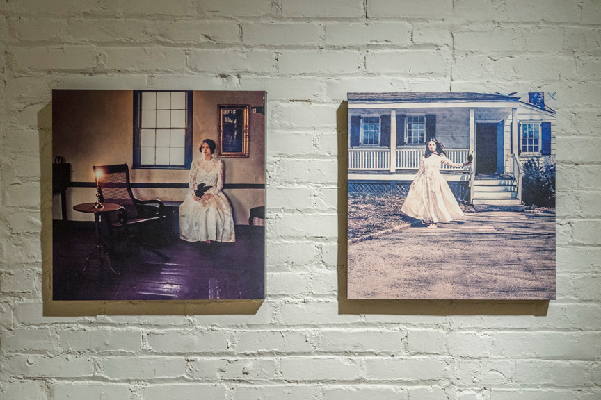 Sandra Ayala’s ‘Awaiting His Return’ and ‘Radiant Maiden’ in ‘The Bronx Speaks: Our Home’ at BronxArtSpace.